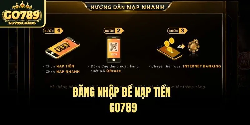Đăng nhập để nạp tiền Go789