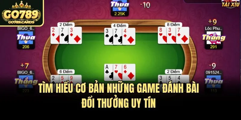 Tìm hiểu cơ bản những game đánh bài đổi thưởng uy tín